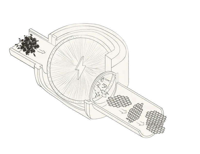 A drawing of a machine featuring two clocks, illustrating the concept of timekeeping and mechanical function.